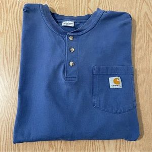 Carhartt long sleeve henley shirt